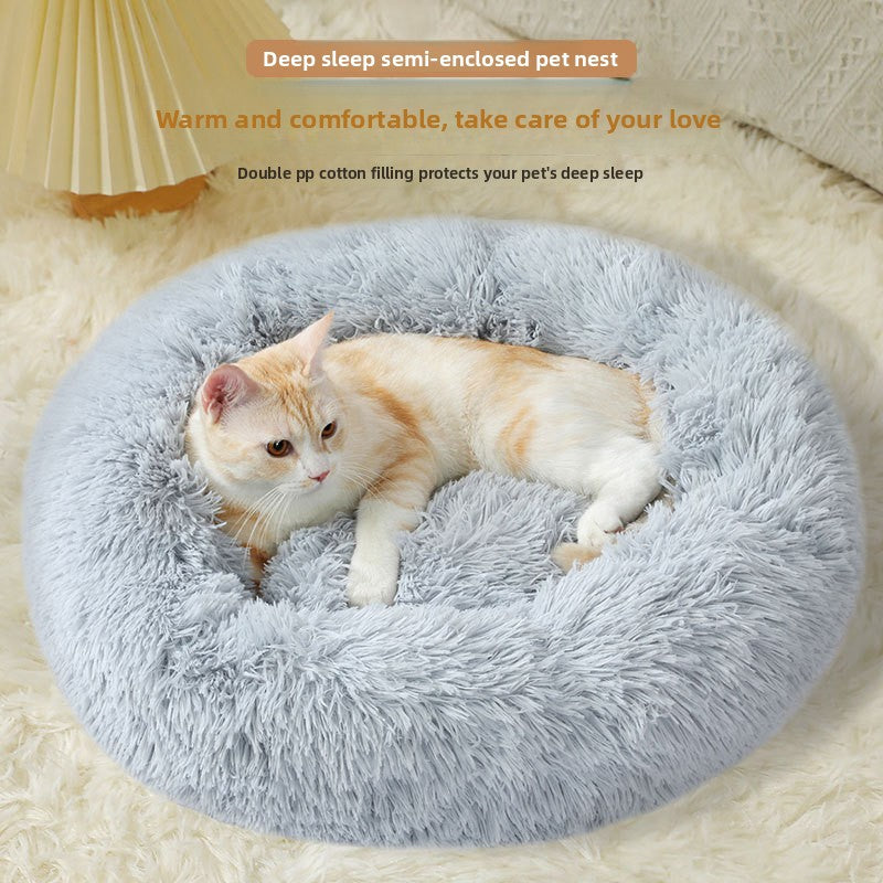Circular detachable warm sleeping bed